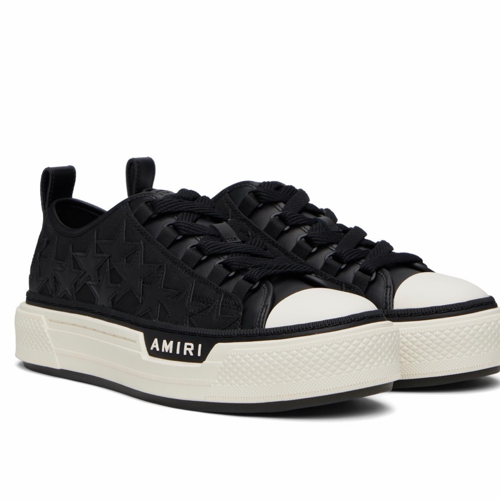 AMIRI Women's Black Star Sneakers